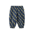Kids Printed Mosquito-Repellent Pants Summer Boys Girls Pure Cotton Breathable Elastic Cuff Trousers for Baby Toddler Outdoor