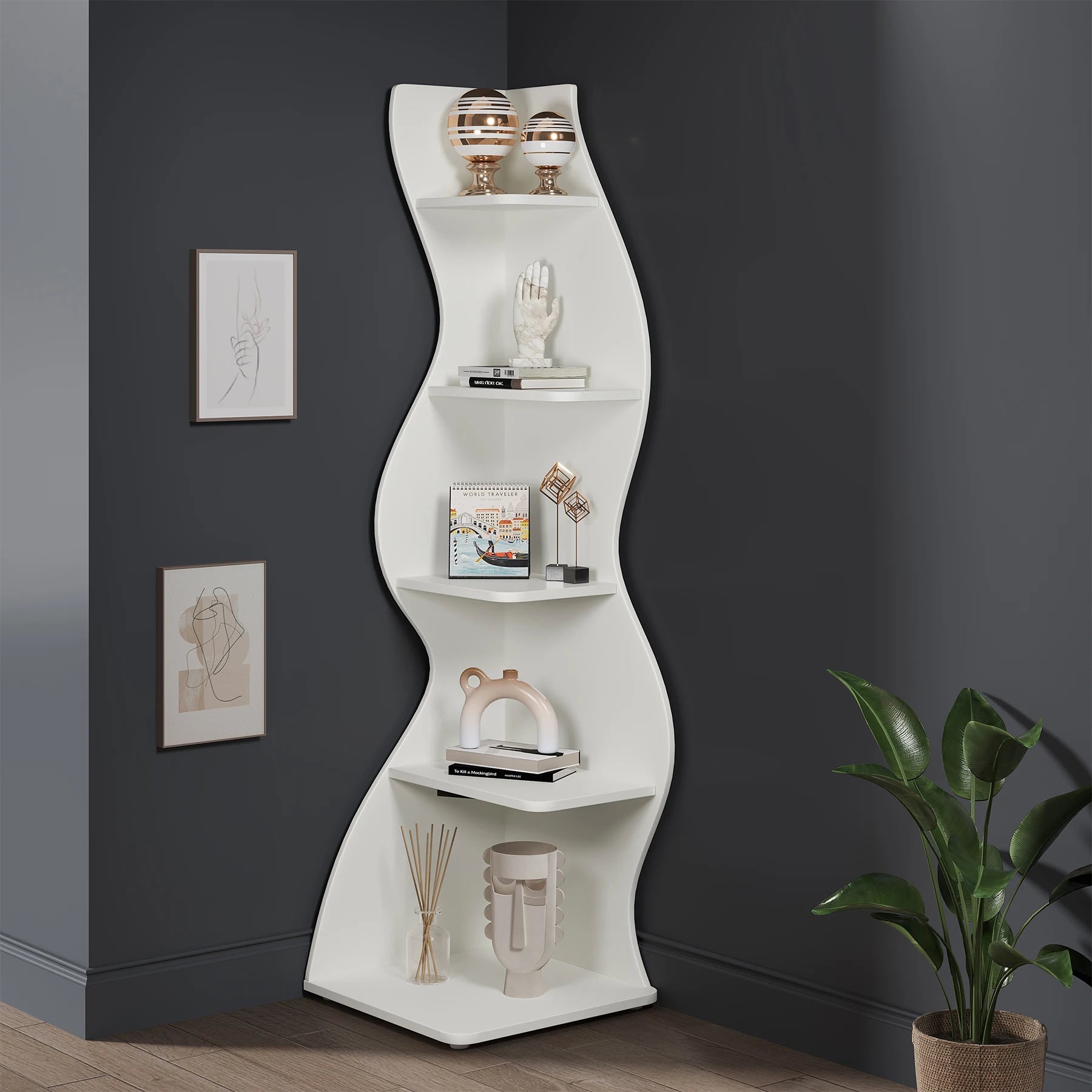 5-Tier Corner Shelf