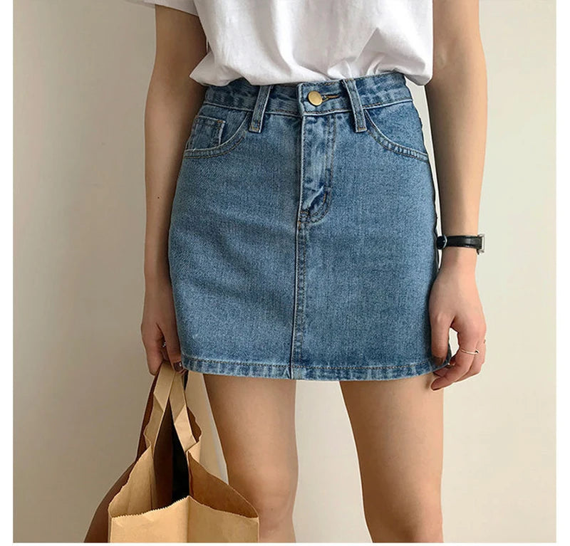 Denim Retro Skirt