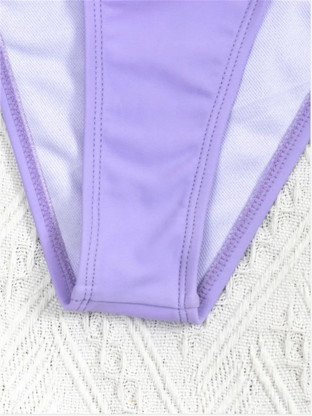 Rhinestone Chain Micro Thong Bikini