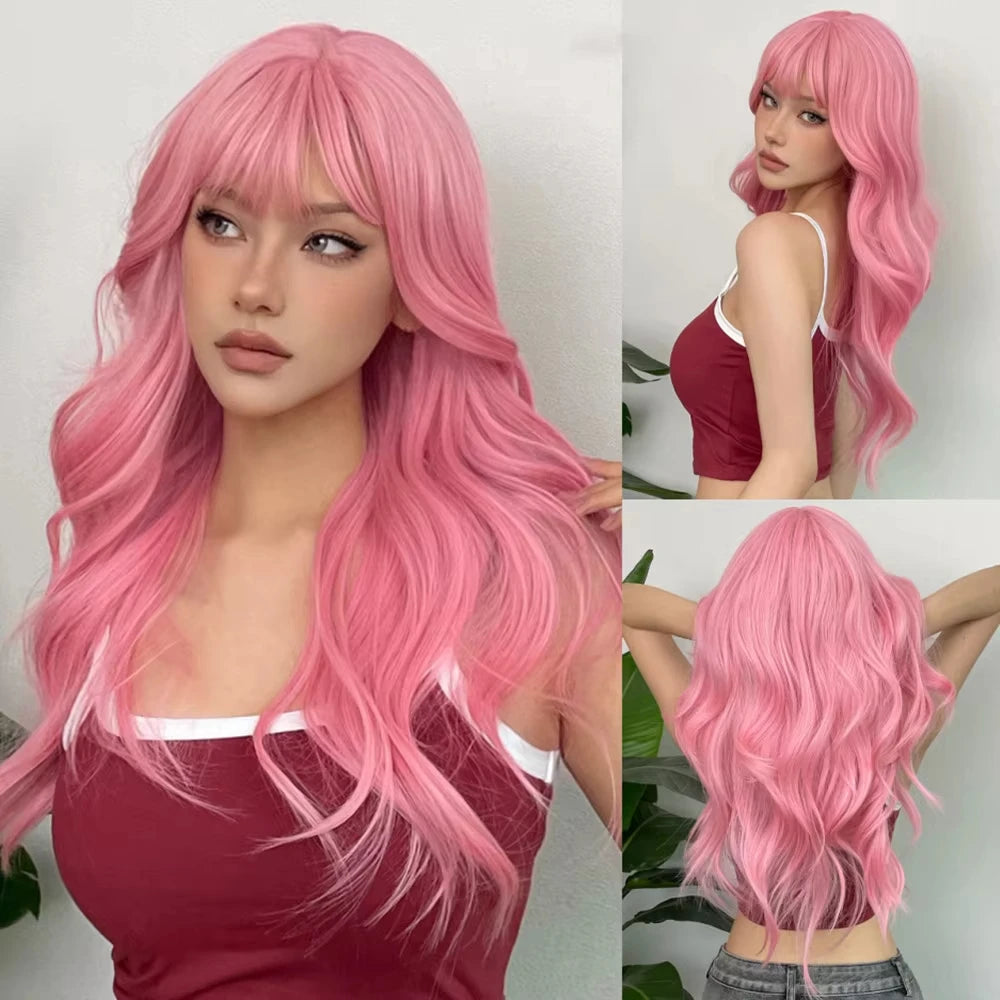 Light Golden Synthetic Wig