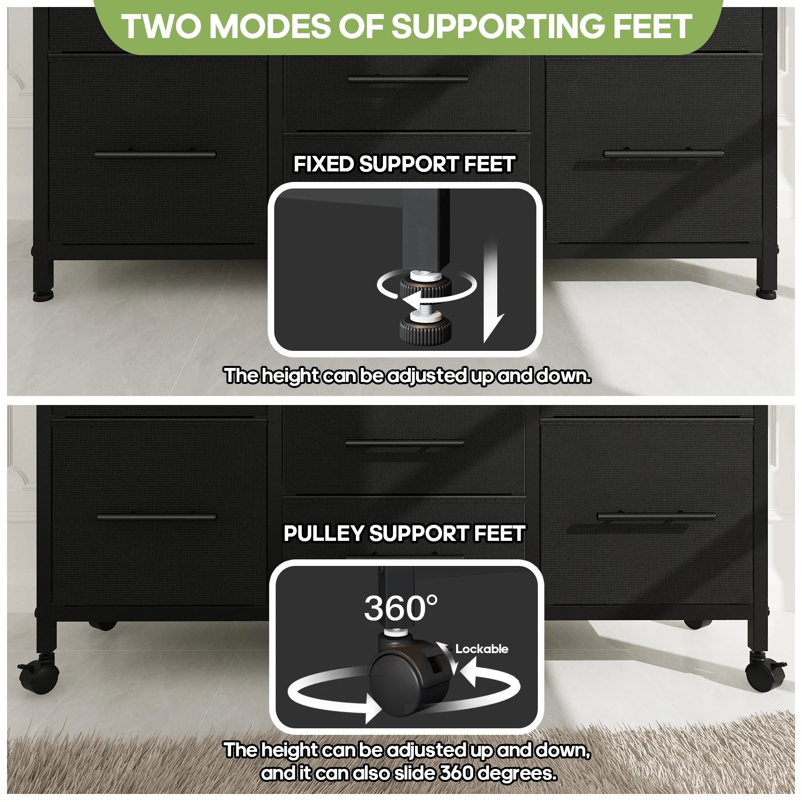 The "Aesthetic Cloud" 6-Drawer Media Center