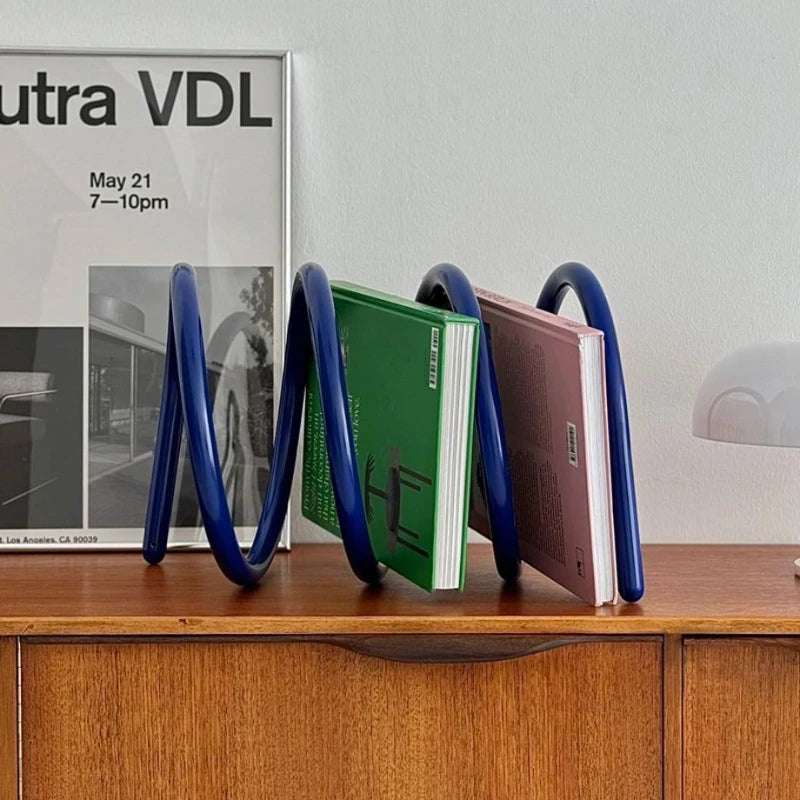 Modern Nordic Bookcase Organizer