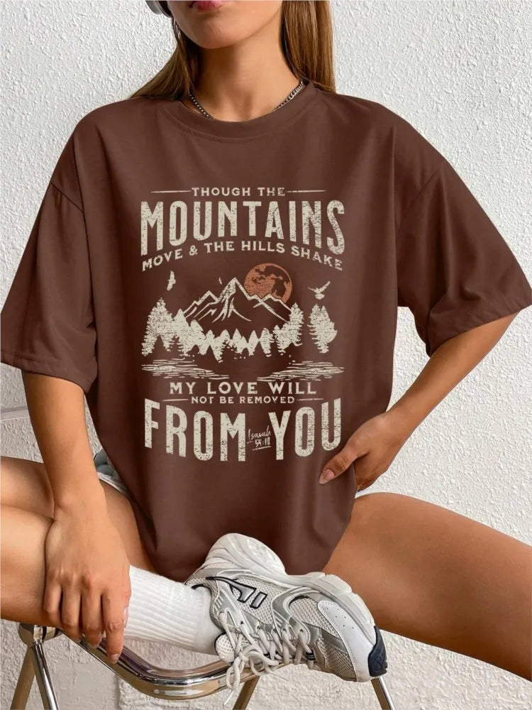 Mountains Setting Sun Tee