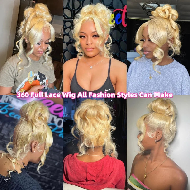 Invisible Strap 360 HD Full Lace Glueless Wig