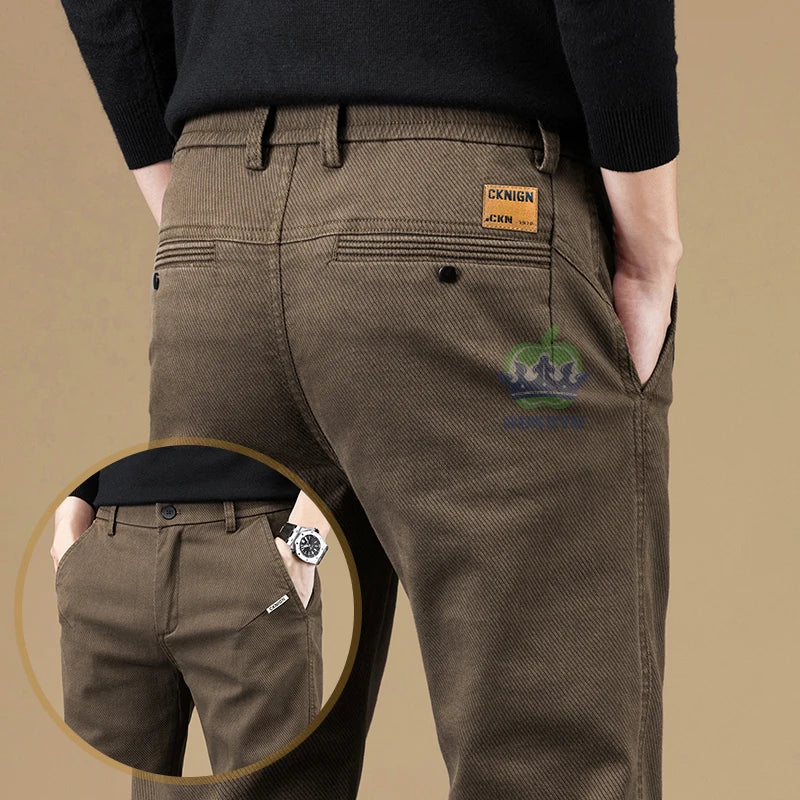 Cotton Fabric Casual Pants