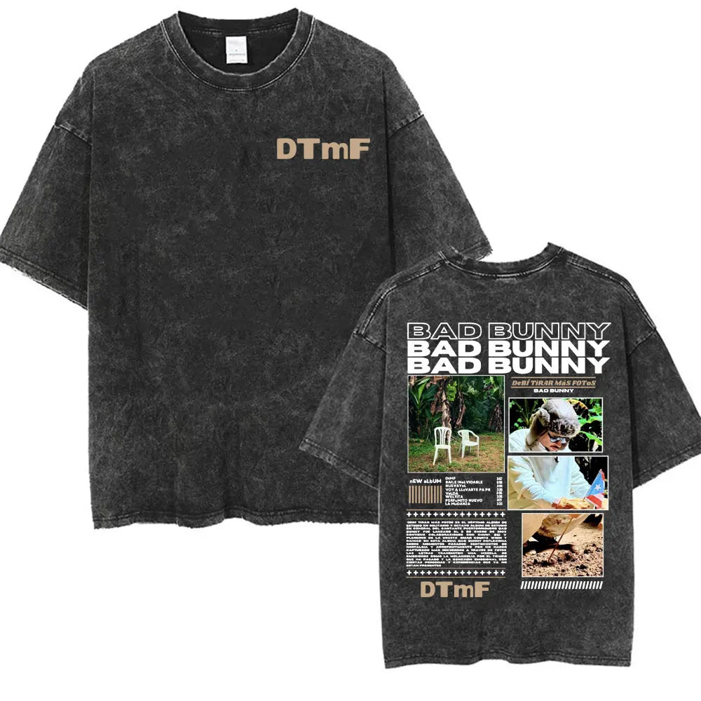 DTMF Deb Í Tirar M Á S Fotos T-shirt Rap Singer Bad Bunny Album Tour T-Shirt
