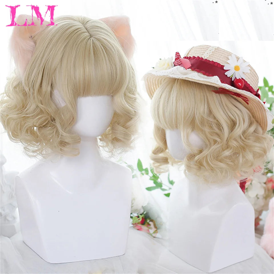 Short Curly Bob Synthetic Wig