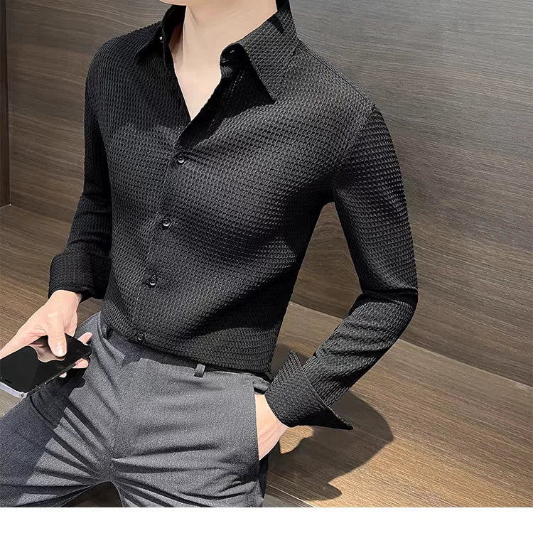 Waffle Long-Sleeved Shirt