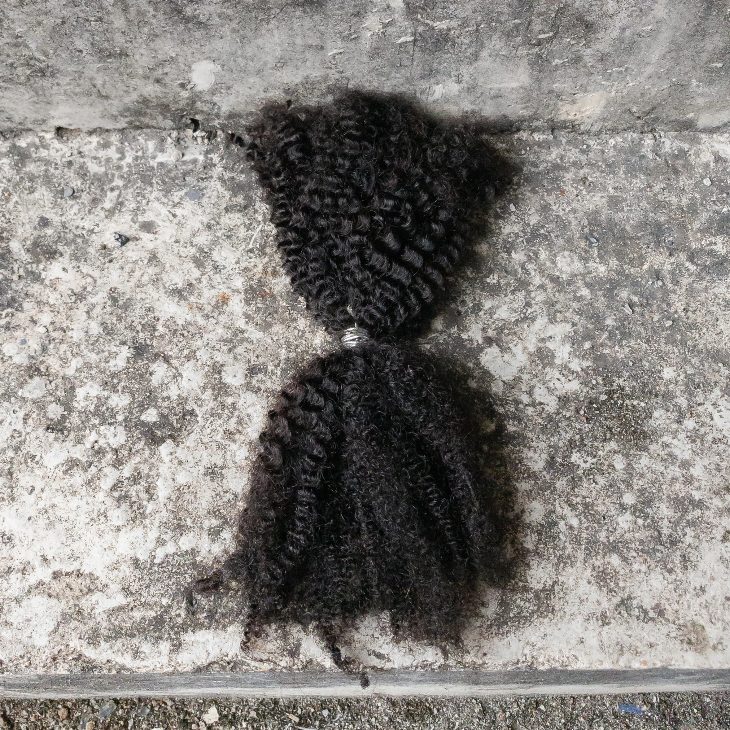 1B# 4C Afro Kinky Curly Human Hair Bulk Extension