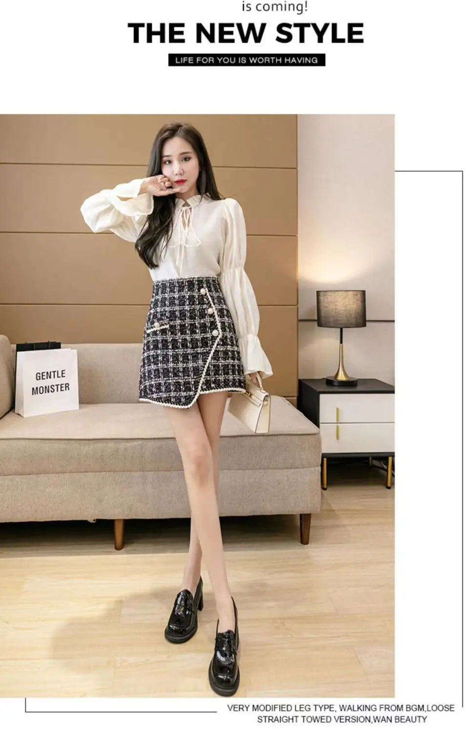 Whisper Printing Skirt