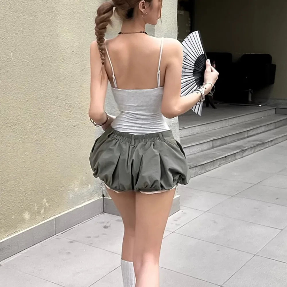 Low Waist Flower Bud Skirt