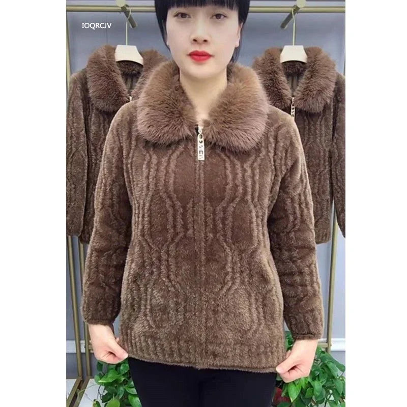 Faux Fur Sweater