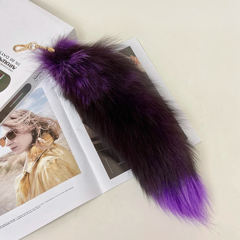 Fox Tail Keychain