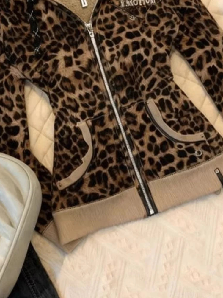 Leopard Print Hoodie