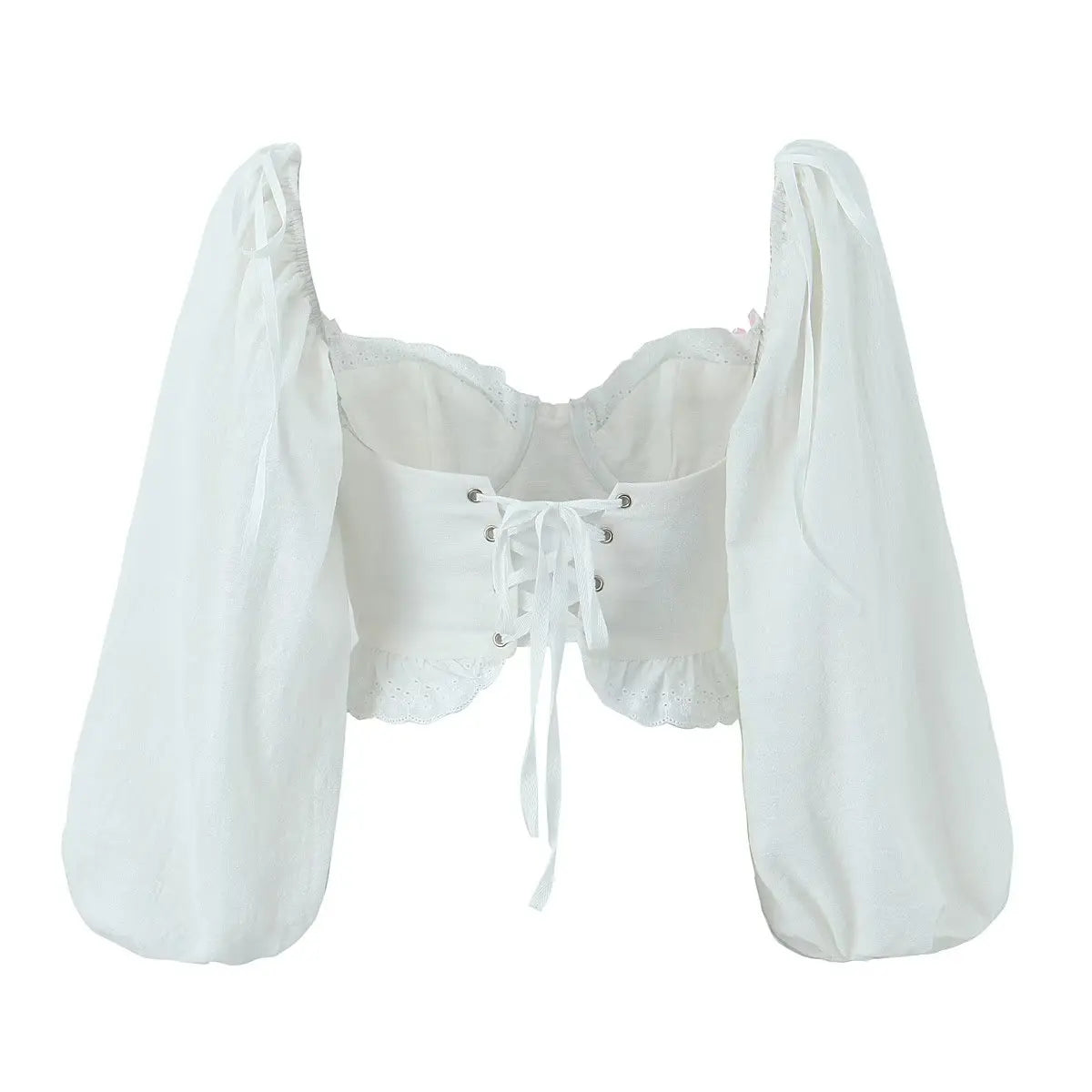 Wire Circle Bra Corset Shirt