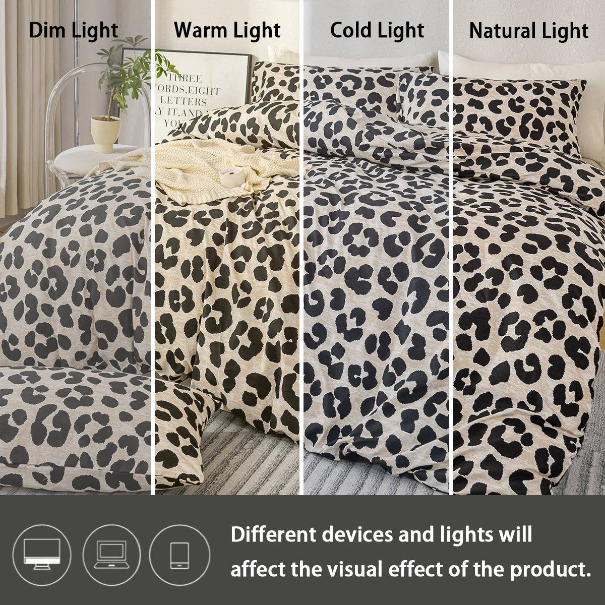 Leopard Print Duvet Set