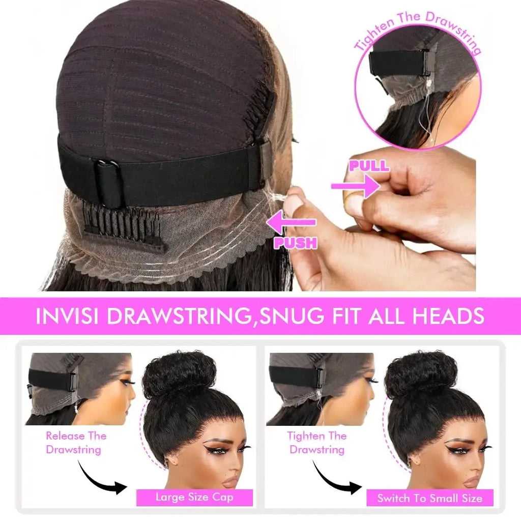 Invisible Strap HD 360 Lace Front Wig