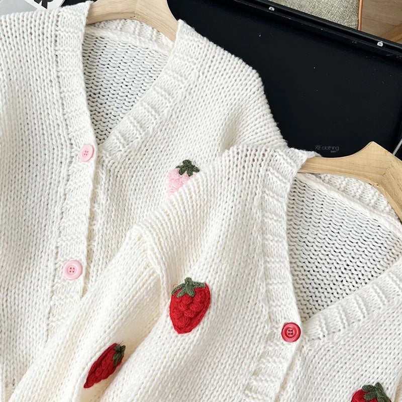 Strawberry Cardigan