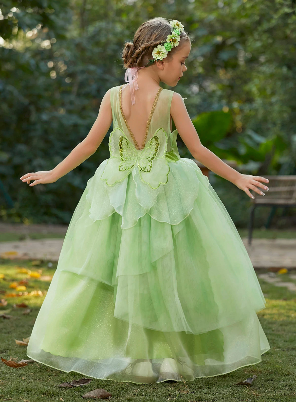 Long Mesh Princess Dress