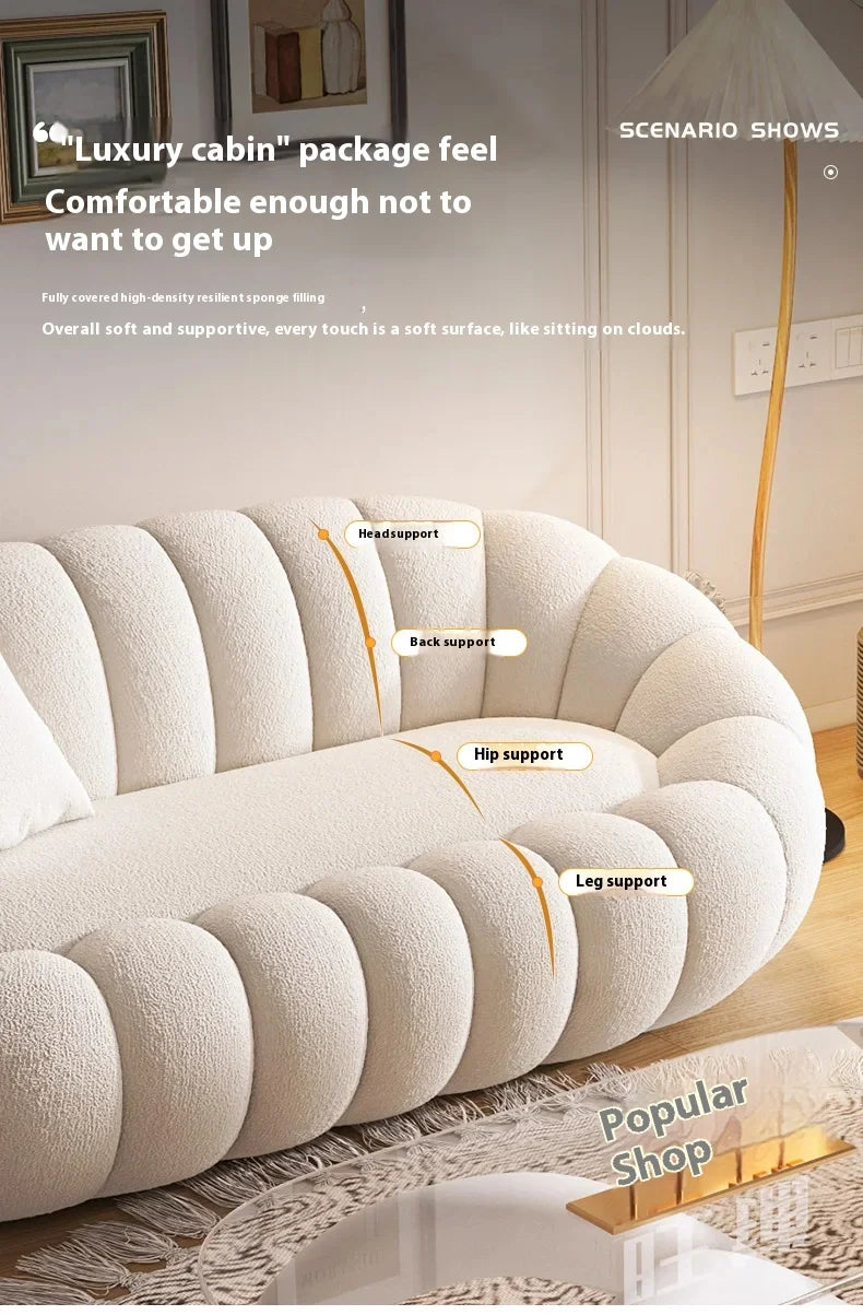 Velvet Recliner Sofa