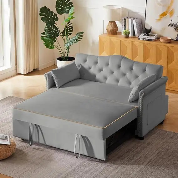 65'' 3-in-1 Folding Convertible Sofa Bed