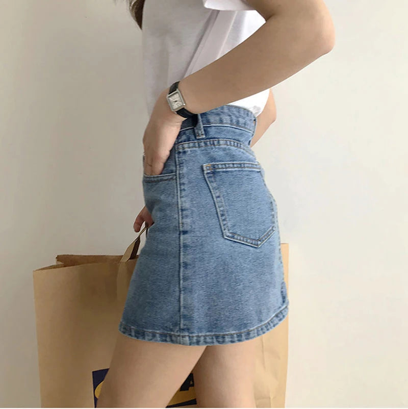 Denim Retro Skirt