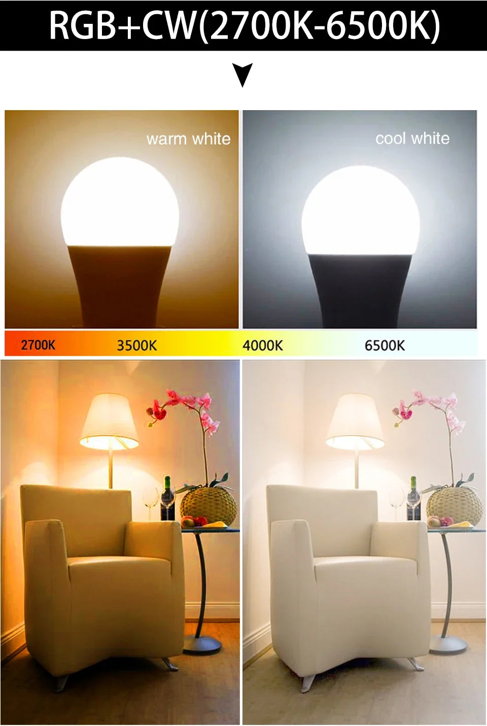 Smart WiFi LED Light Bulb