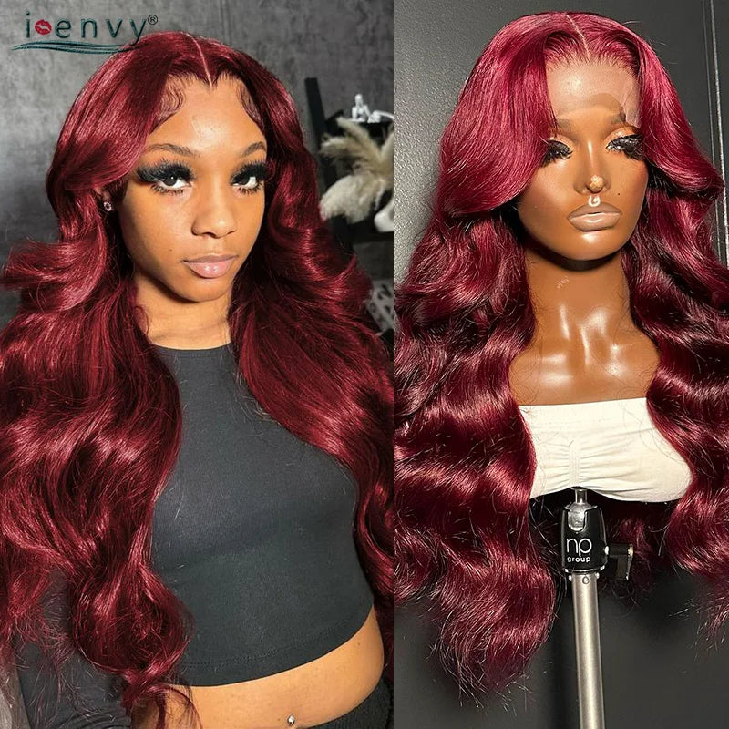 Cherry Red Burgundy Body Wave