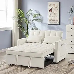 65'' 3-in-1 Folding Convertible Sofa Bed