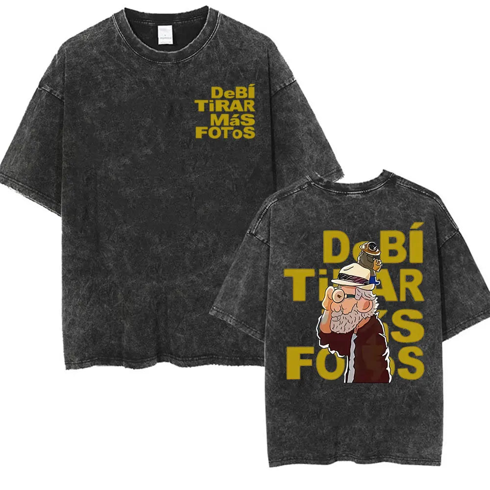 DTMF Deb Í Tirar M Á S Fotos T-shirt Rap Singer Bad Bunny Album Tour T-Shirt