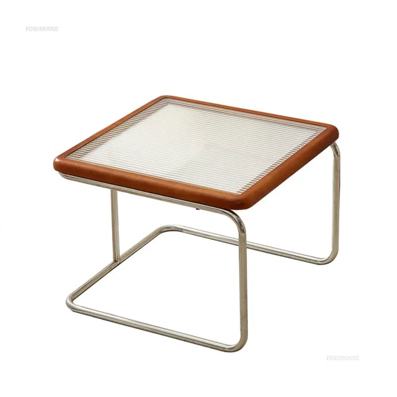 Japanese Stainless Steel Retro Coffee Table