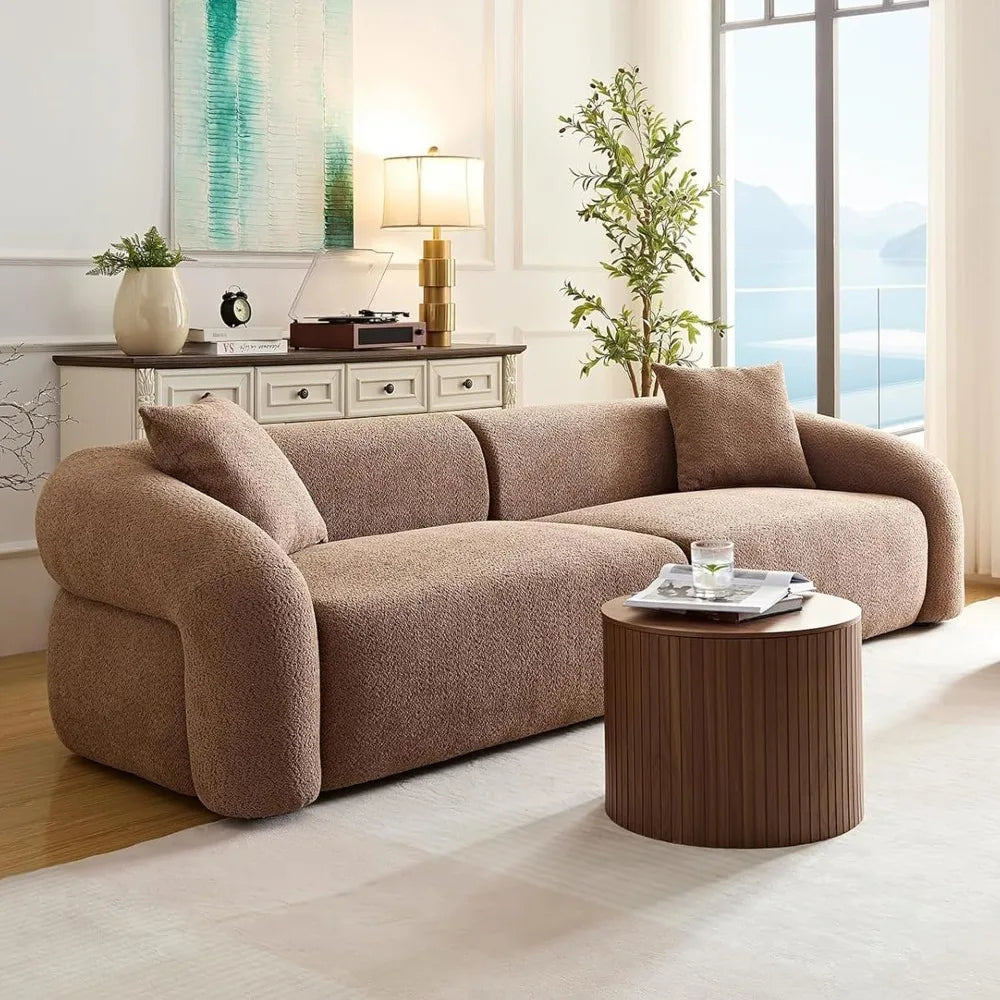 103" Modern Curved Sofa