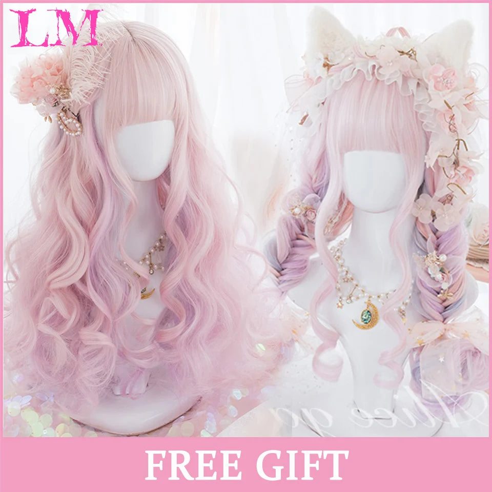 Bang Long Natural Wavy Hair Wig