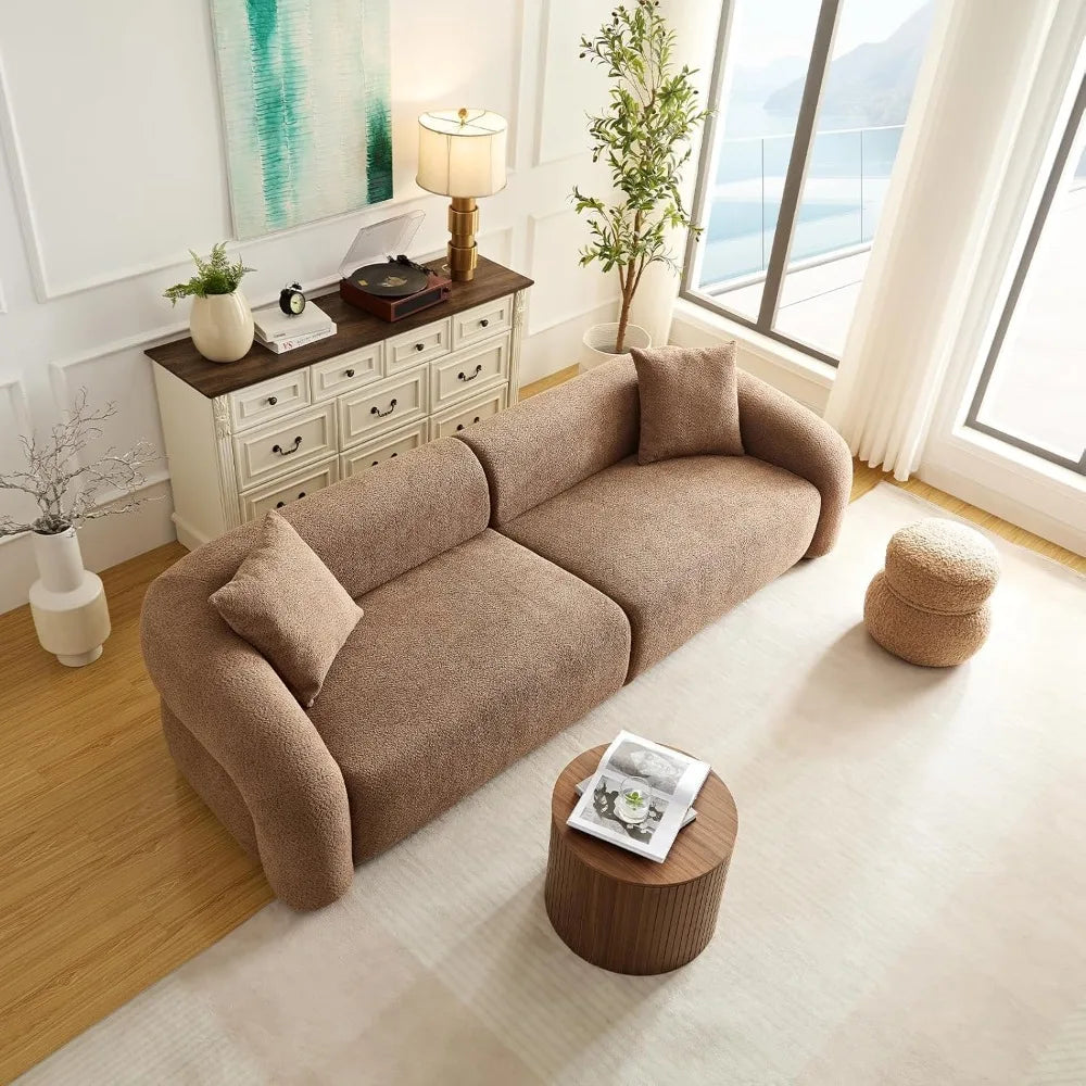 103" Modern Curved Sofa