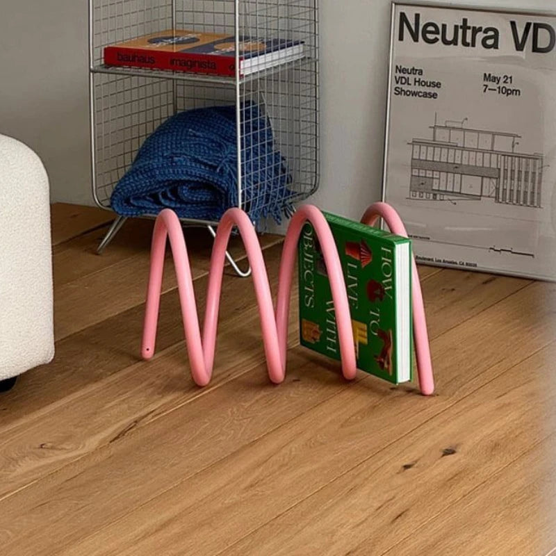 Modern Nordic Bookcase Organizer