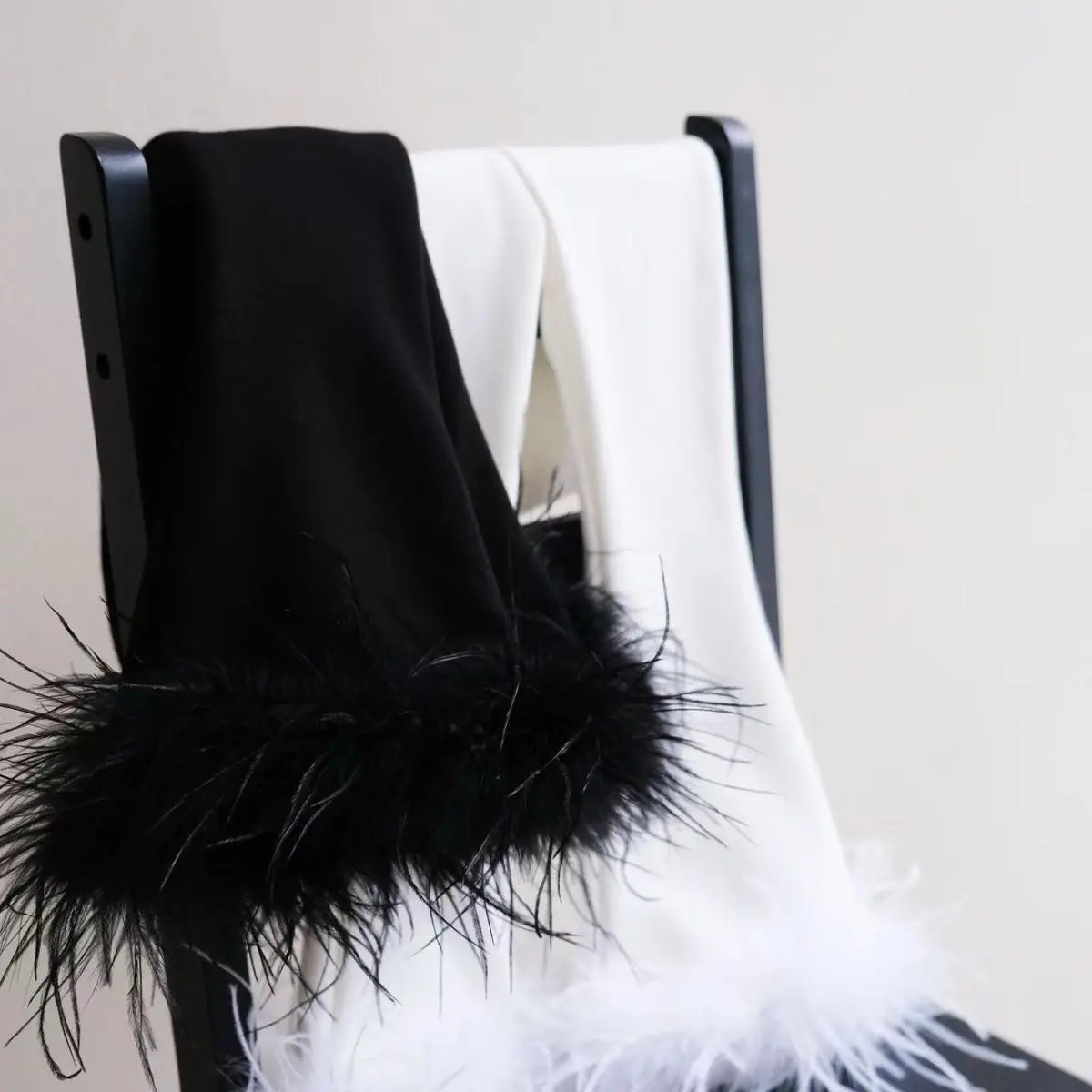 Fashion Baby Girl Princess Cotton Detachable Feather Flared Pant Infant Toddler Child Trousers Spring Autumn Baby Clothes 1-10Y