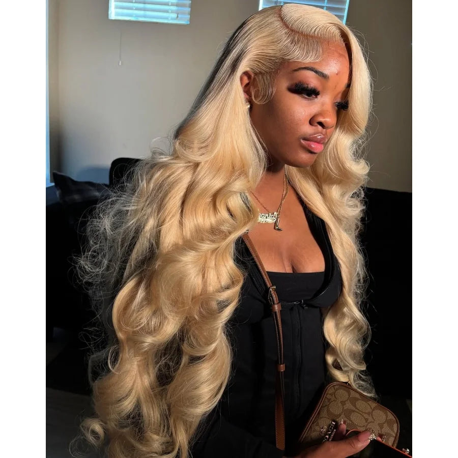 200% Body Wave 13x4 Lace Frontal Human Hair Wigs Ginger Orange Transparent Lace Wigs Human Hair Pre Plucked With Baby Hair