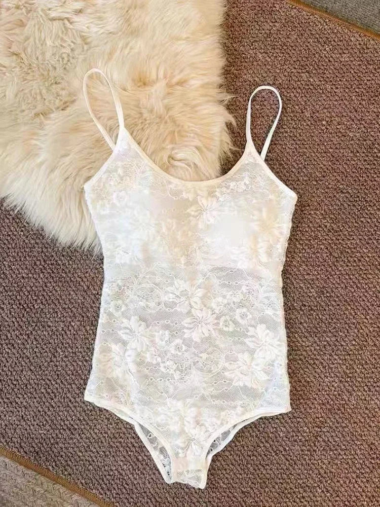 Lace Crop Bodysuit