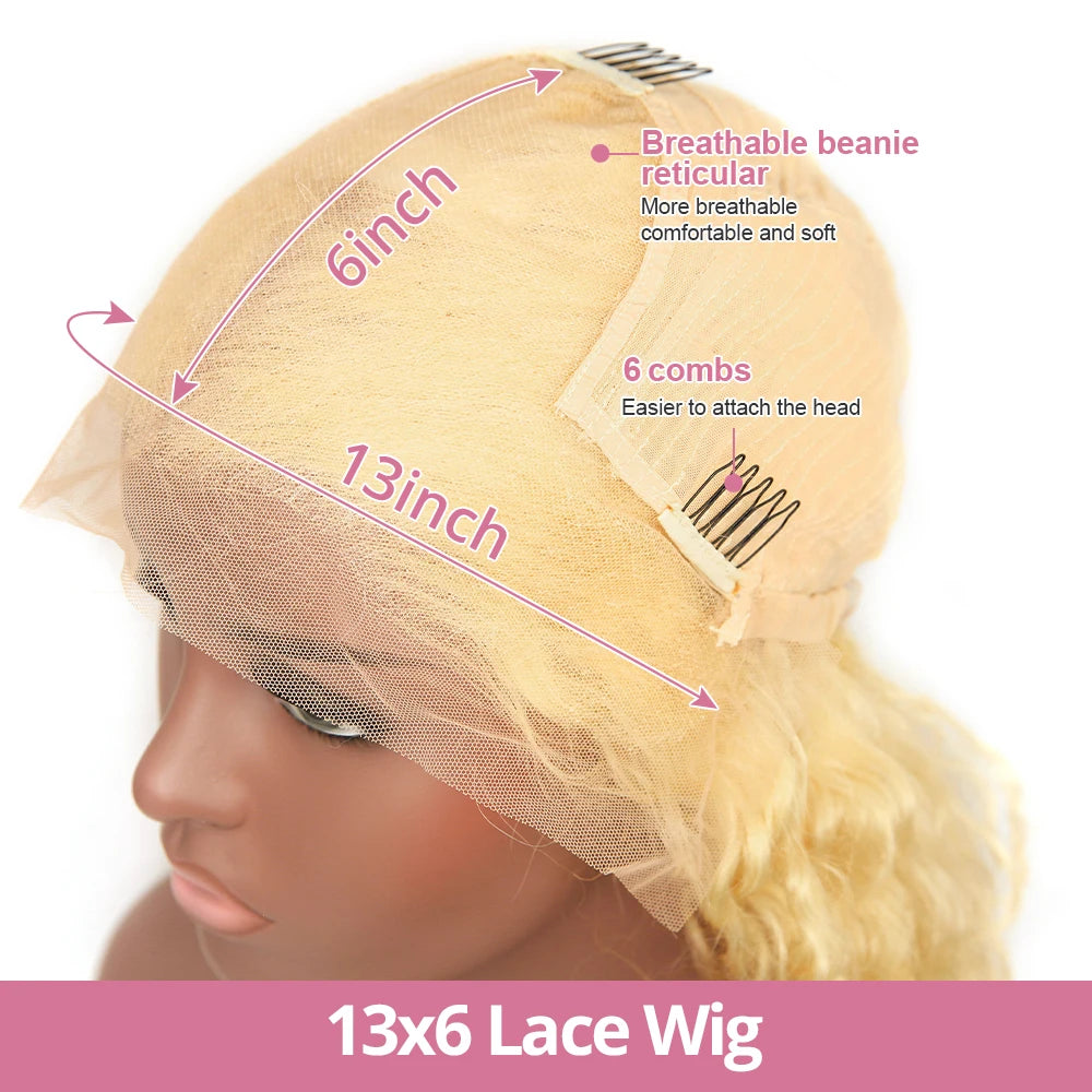 Curly 13x6 HD Lace Frontal Human Hair Wig