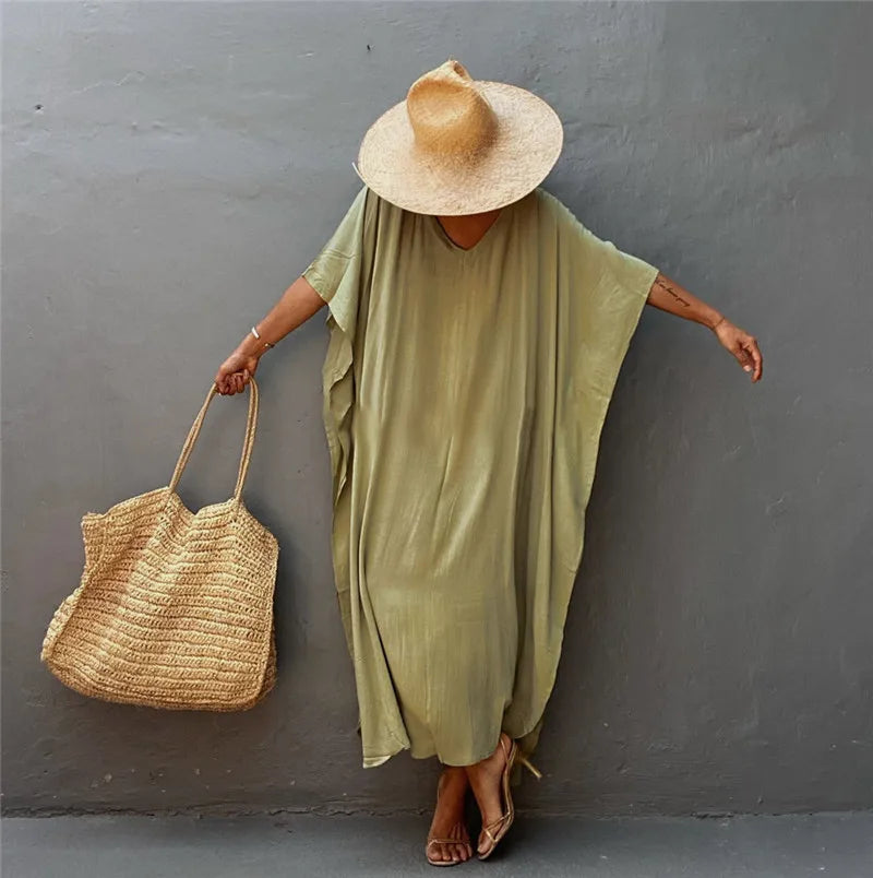 Long Soft Beach Maxi Dress
