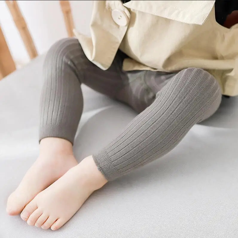 Solid Color Cotton Leggings