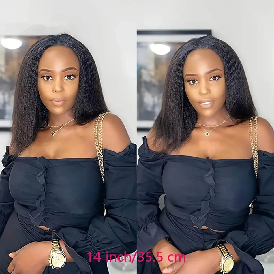 Peruvian Yaki Straight Hair Bundles 100% Human Hair Extensions Kinky Straight Virgin Hair Weave Bundles Deal Double Weft Bulk