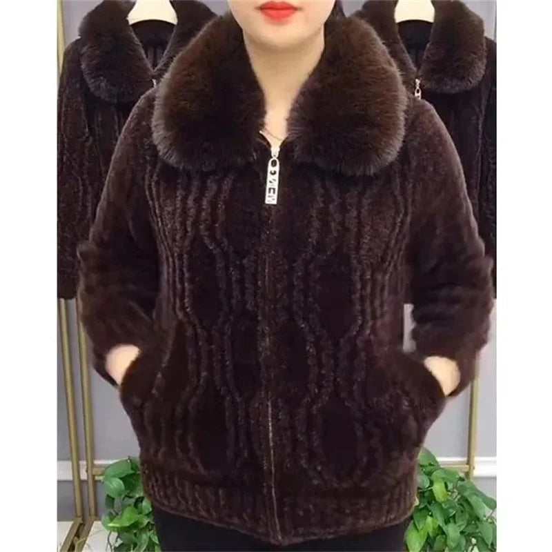 Faux Fur Sweater