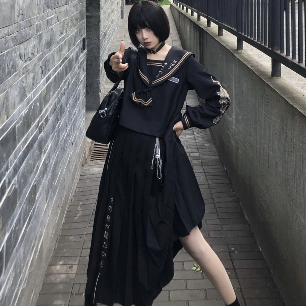 Long Skirt School Uniform