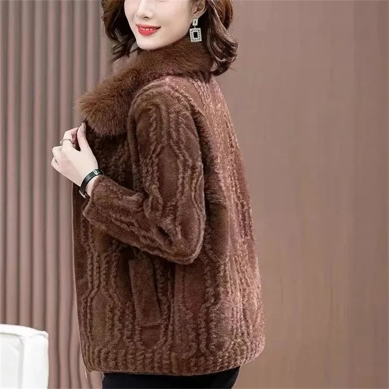 Faux Fur Sweater