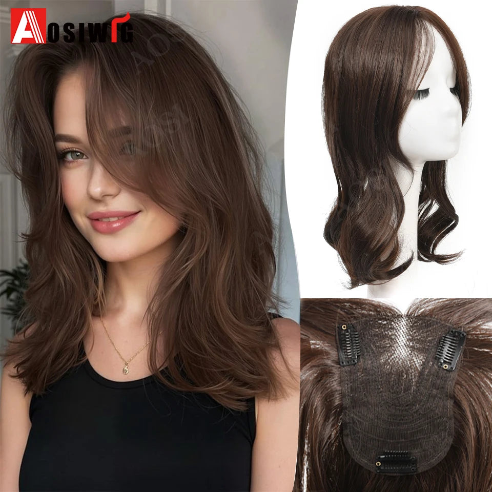 Brown Bangs Wig