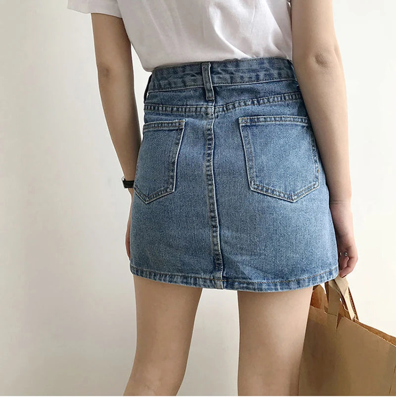 Denim Retro Skirt