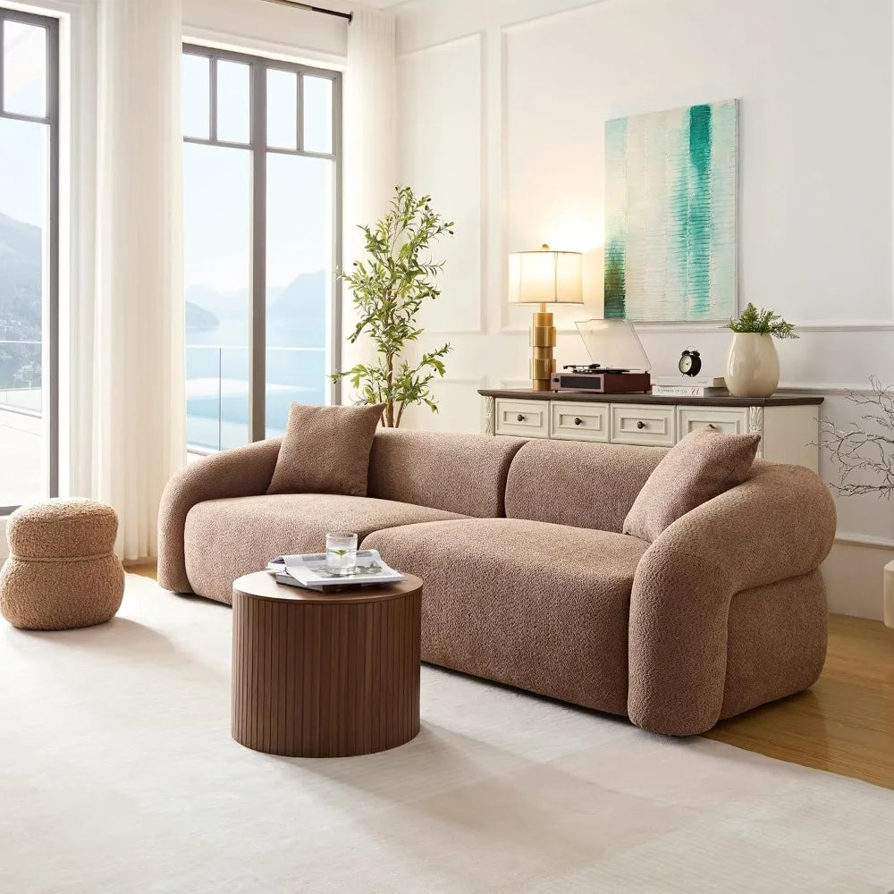 103" Modern Curved Sofa