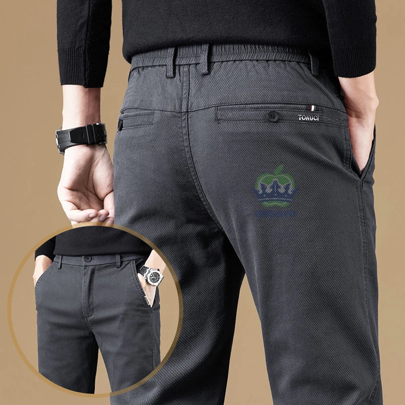 Cotton Fabric Casual Pants